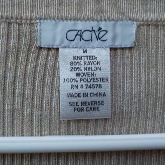 EUC Cach'e Sweater Jacket  SZ M - Picture 4 of 16